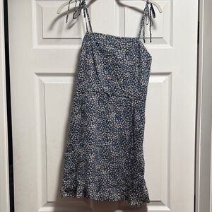 Abercrombie & Fitch Blue Floral Mini Dress